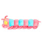 Soft & Long Pink and Blue Caterpillar Plush Toy