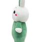 Adorable Green Corduroy Rabbit Plush Toy – Soft Stuffed Animal