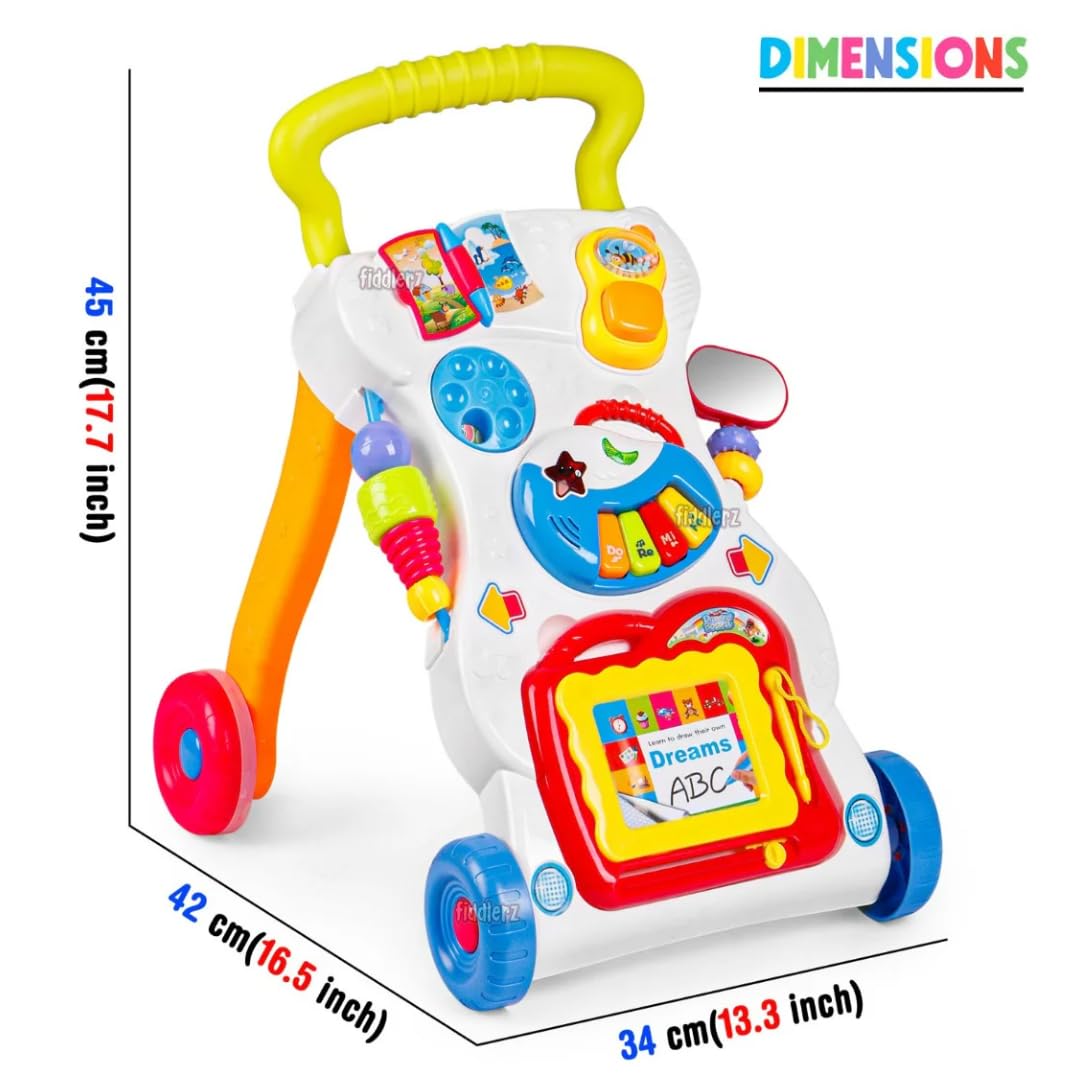 2-in-1 Sit-to-Stand Baby Walker