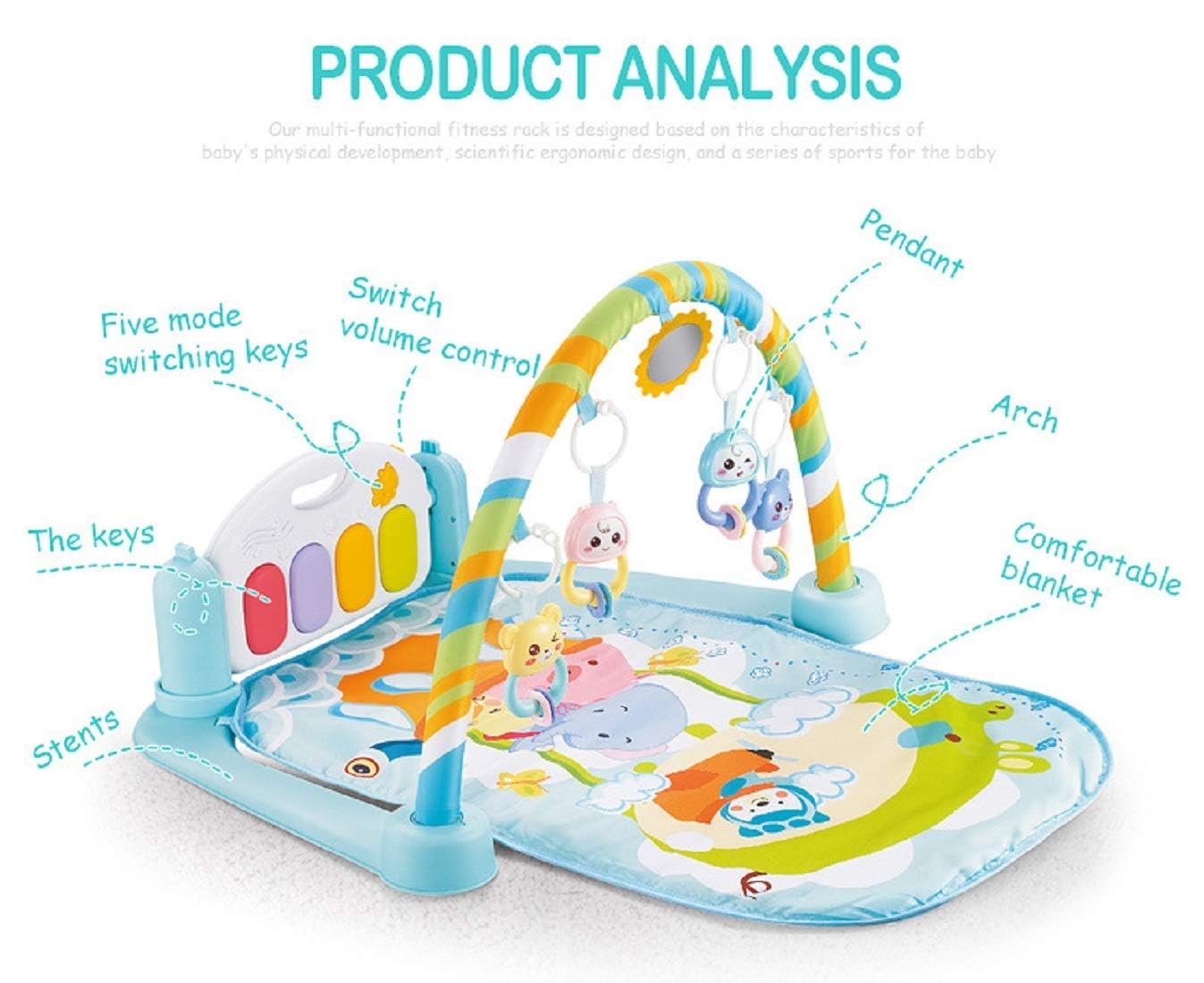 Musical Baby Gym & Play Mat