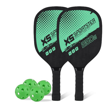 XS SPORTSTER Poplar Wood Pickleball Paddle – 250g Racket