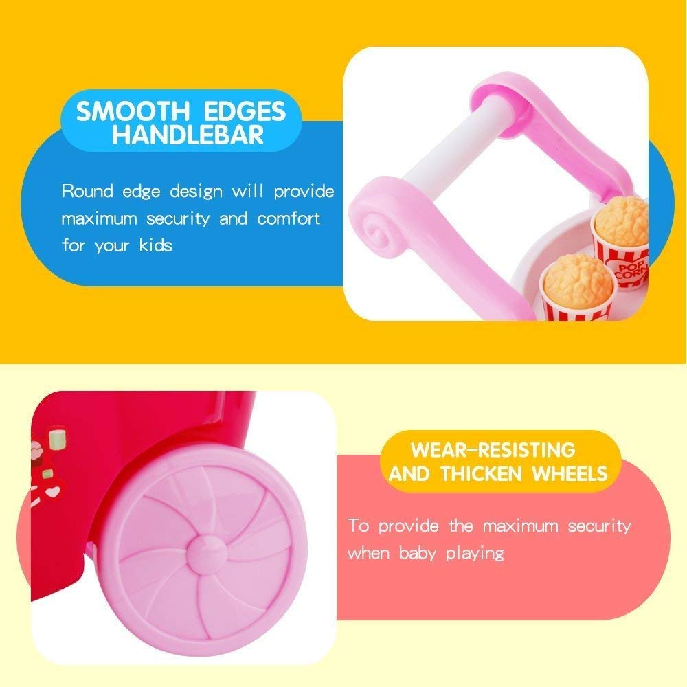 Sweet Shop Ice Cream Cart Play Set - 39 Pieces