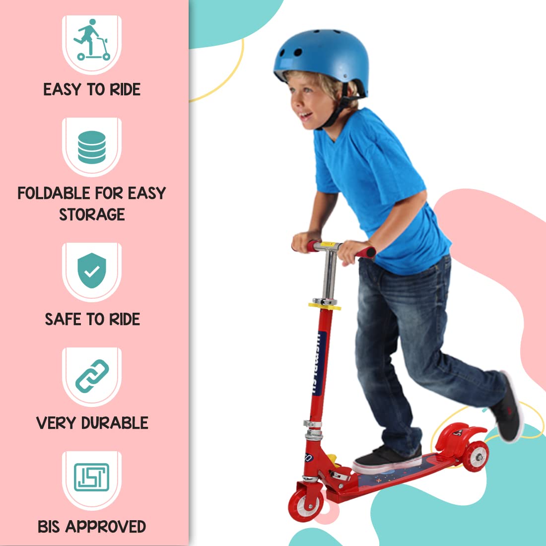 Melbike 3-Wheel Kick Scooter for Kids