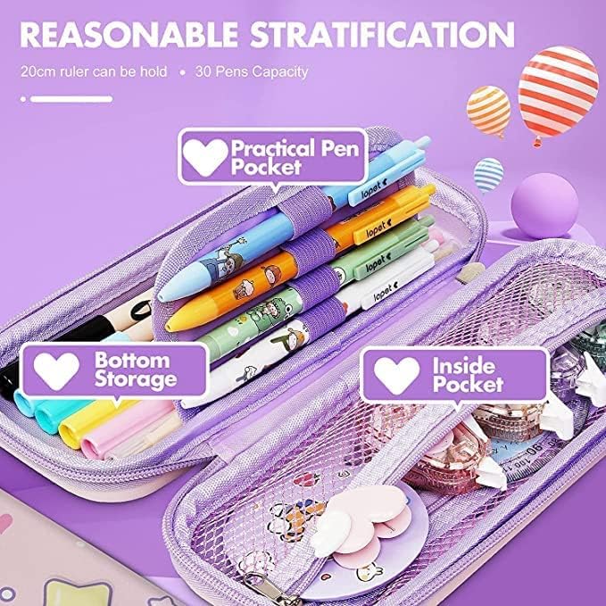 Magical Pink Unicorn 3D Stereo Pen Case