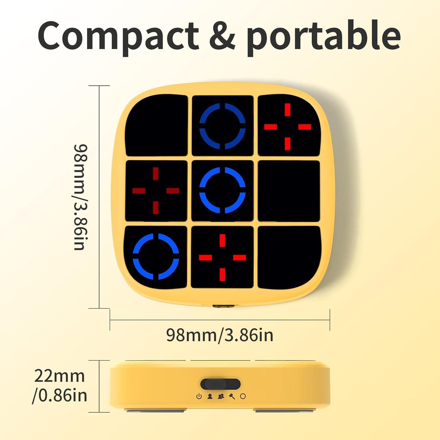 4-in-1 Handheld Electronic Puzzle Game Console for Kids