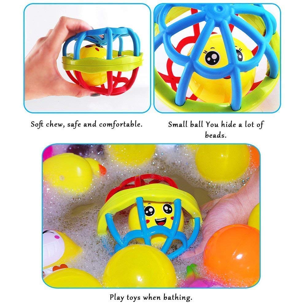 Colorful Jingle Toy for Infants & Teething