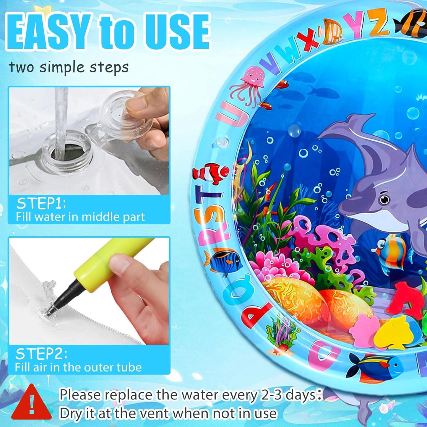 Baby Tummy Time Water Mat