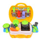 Portable Kids Kitchen Play Set - 2-in-1 Carry Case