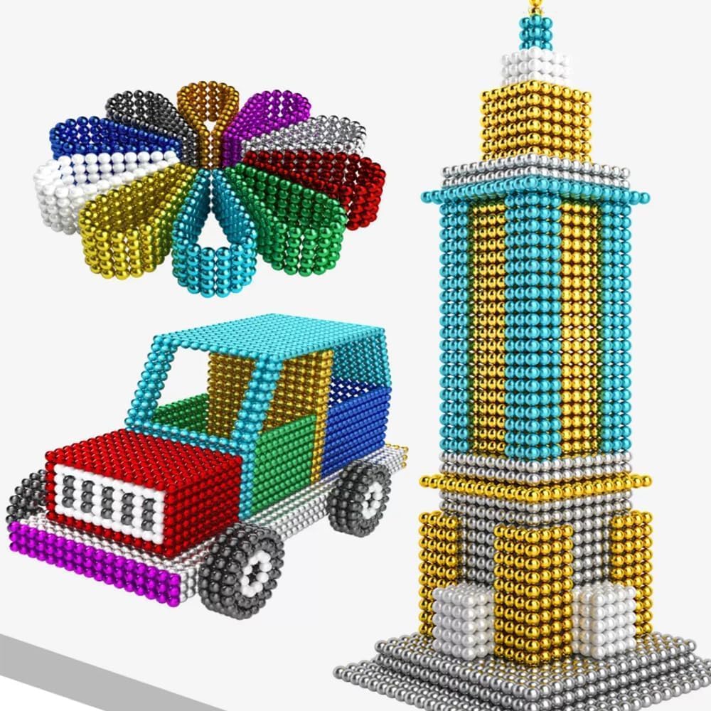 Rainbow Magnetic Balls Fidget Toy