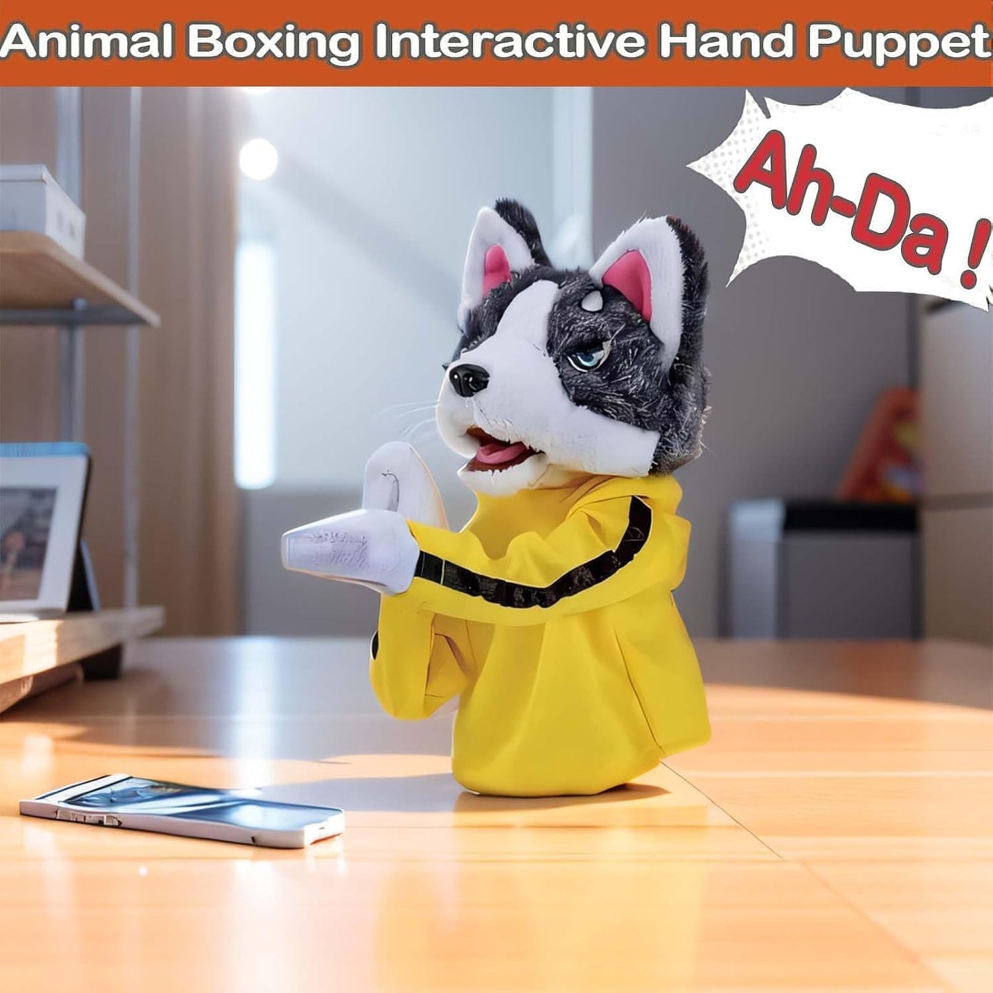 Interactive Boxing Hand Puppets Set