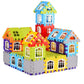 Colorful Castle & House Building Blocks Set