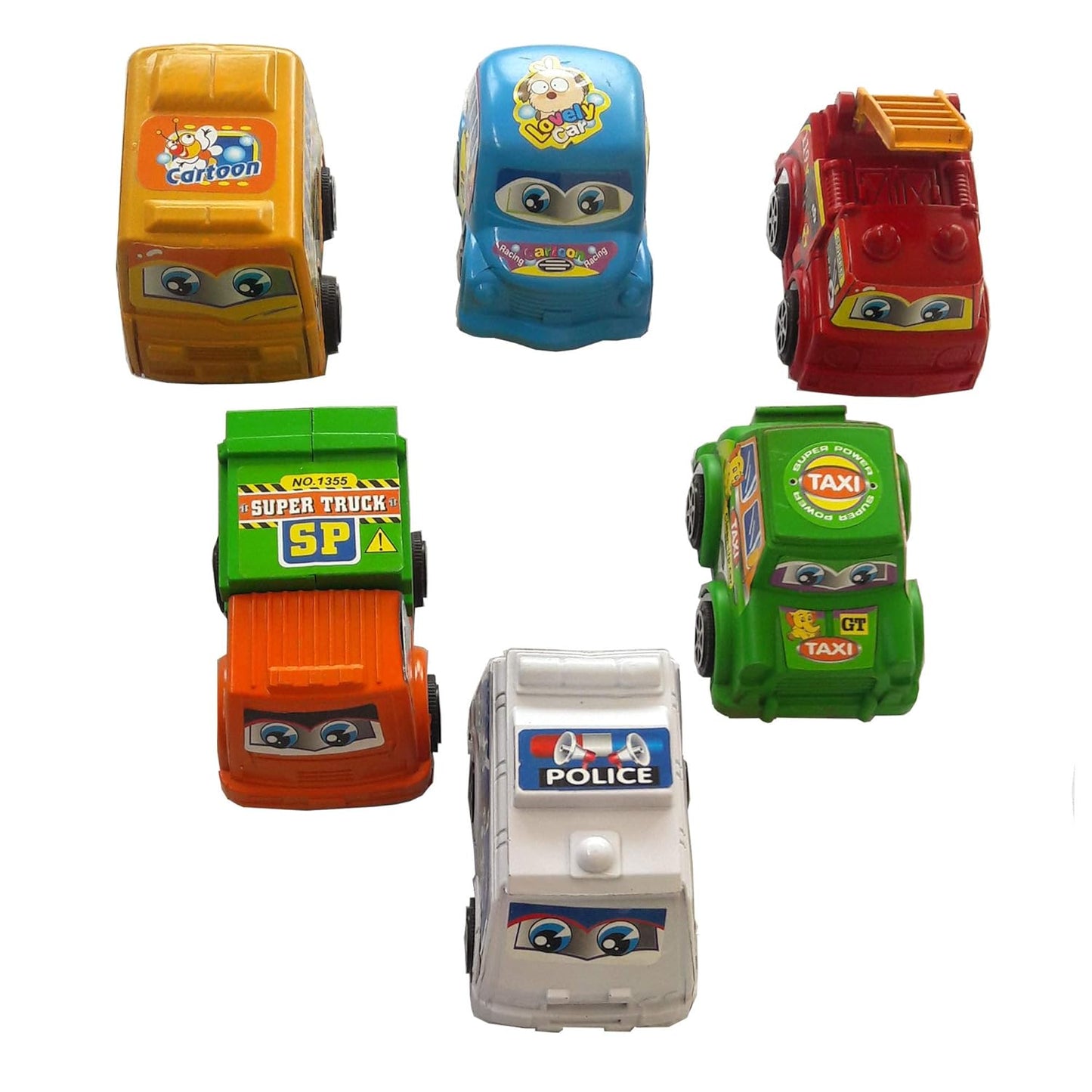 Fun-Sized Cartoon Vehicle Set