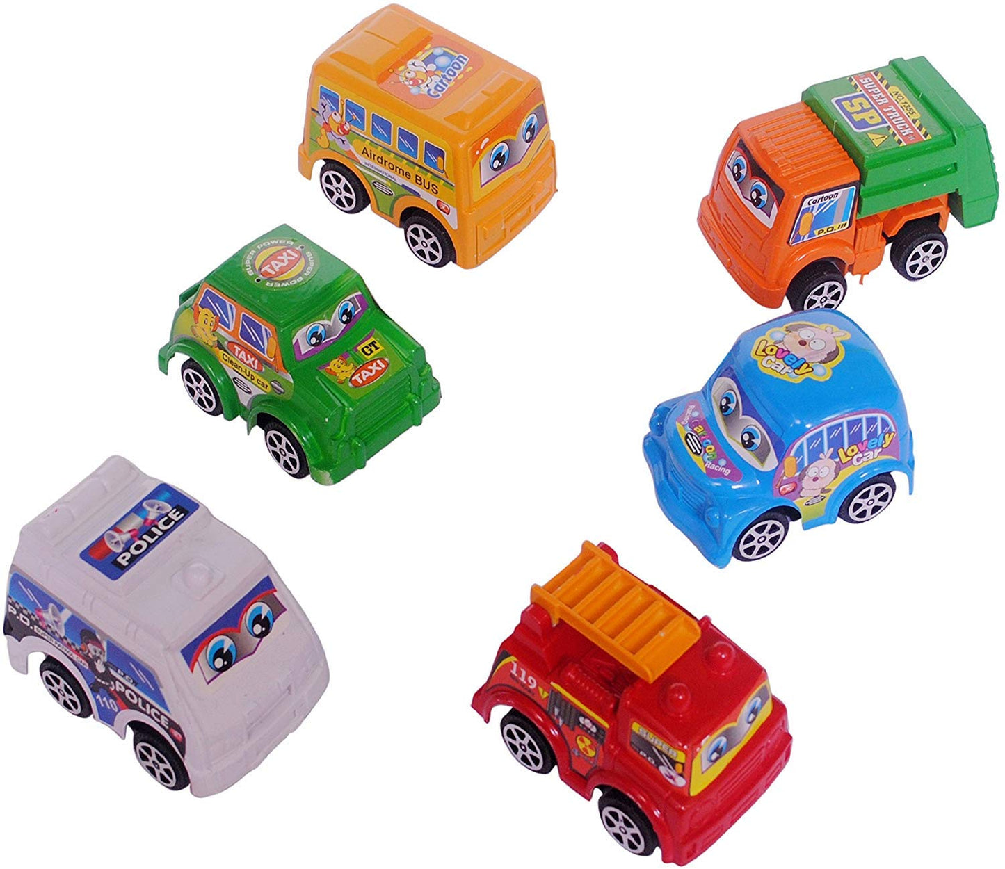Fun-Sized Cartoon Vehicle Set