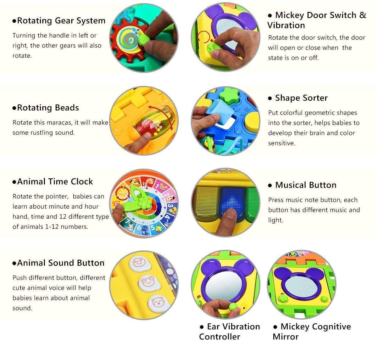 Ultimate 6-in-1 Activity Cube