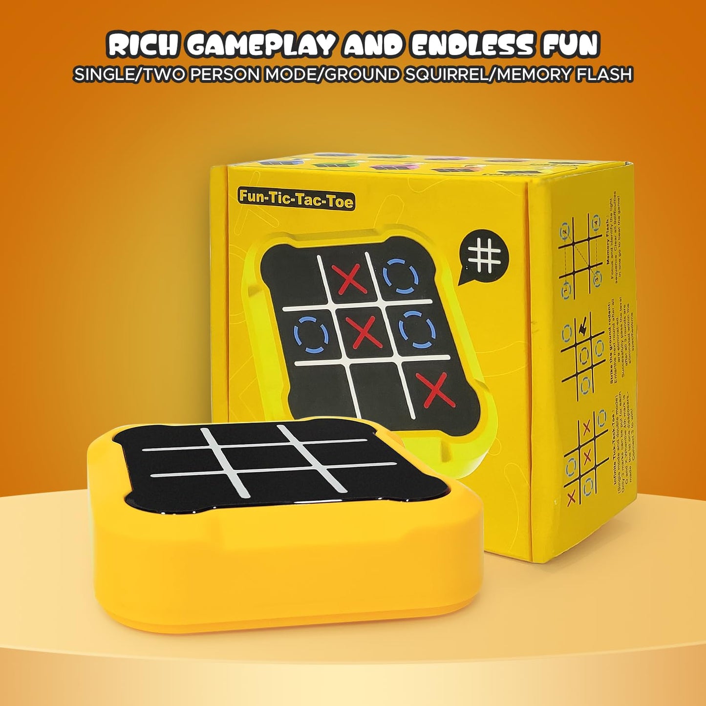 4-in-1 Handheld Electronic Puzzle Game Console for Kids