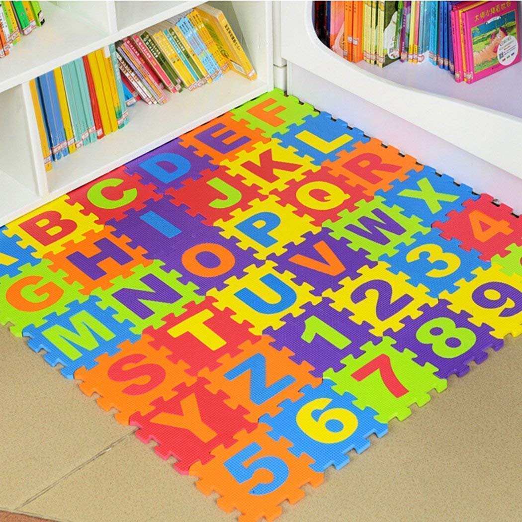 Kids Alphabet & Number Puzzle Foam Play Mat