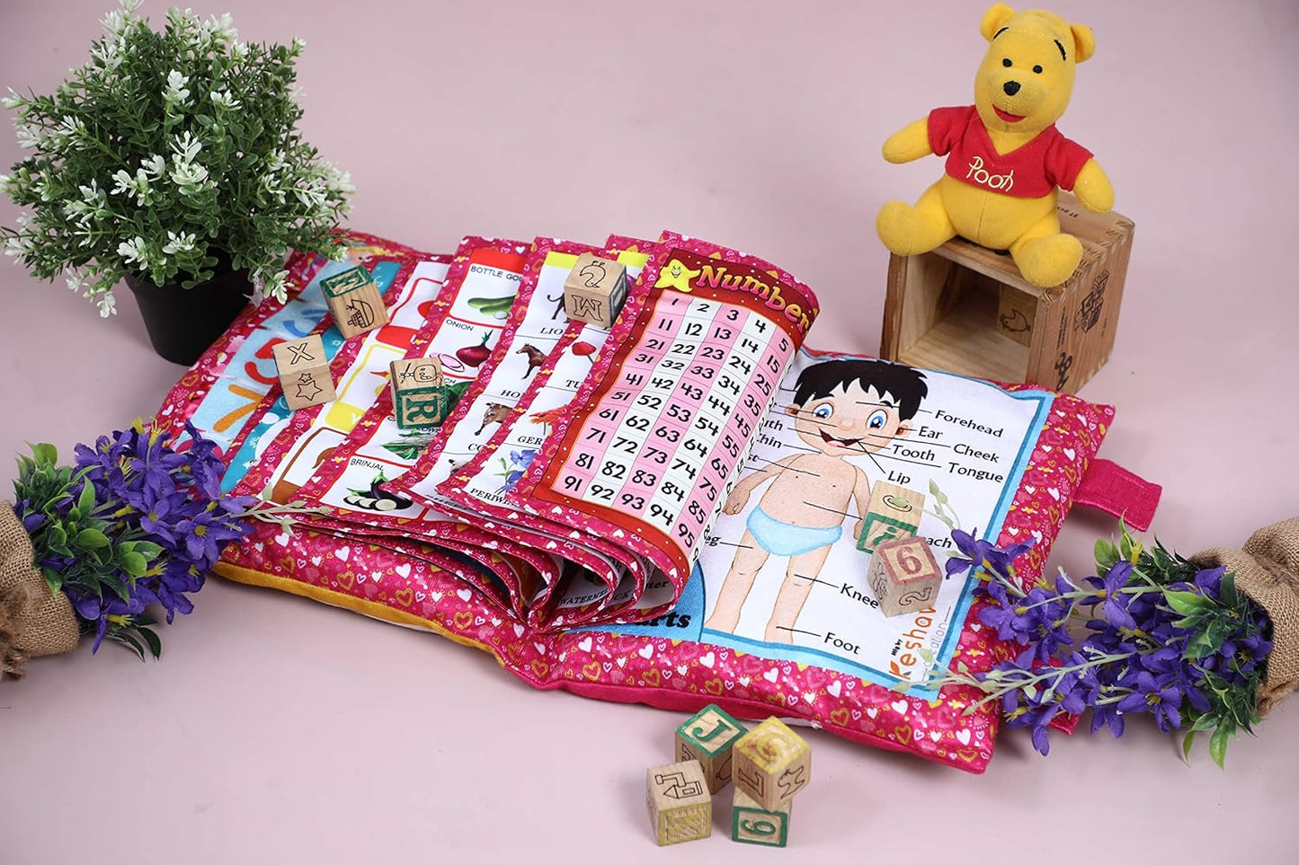 Learning Cushion - Plush Fabric Soft Book