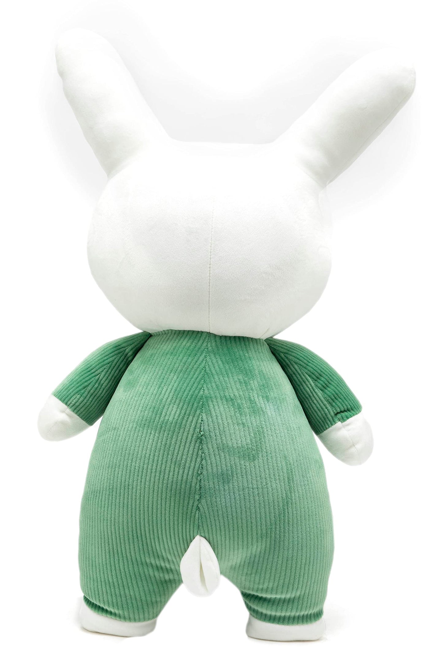 Adorable Green Corduroy Rabbit Plush Toy – Soft Stuffed Animal