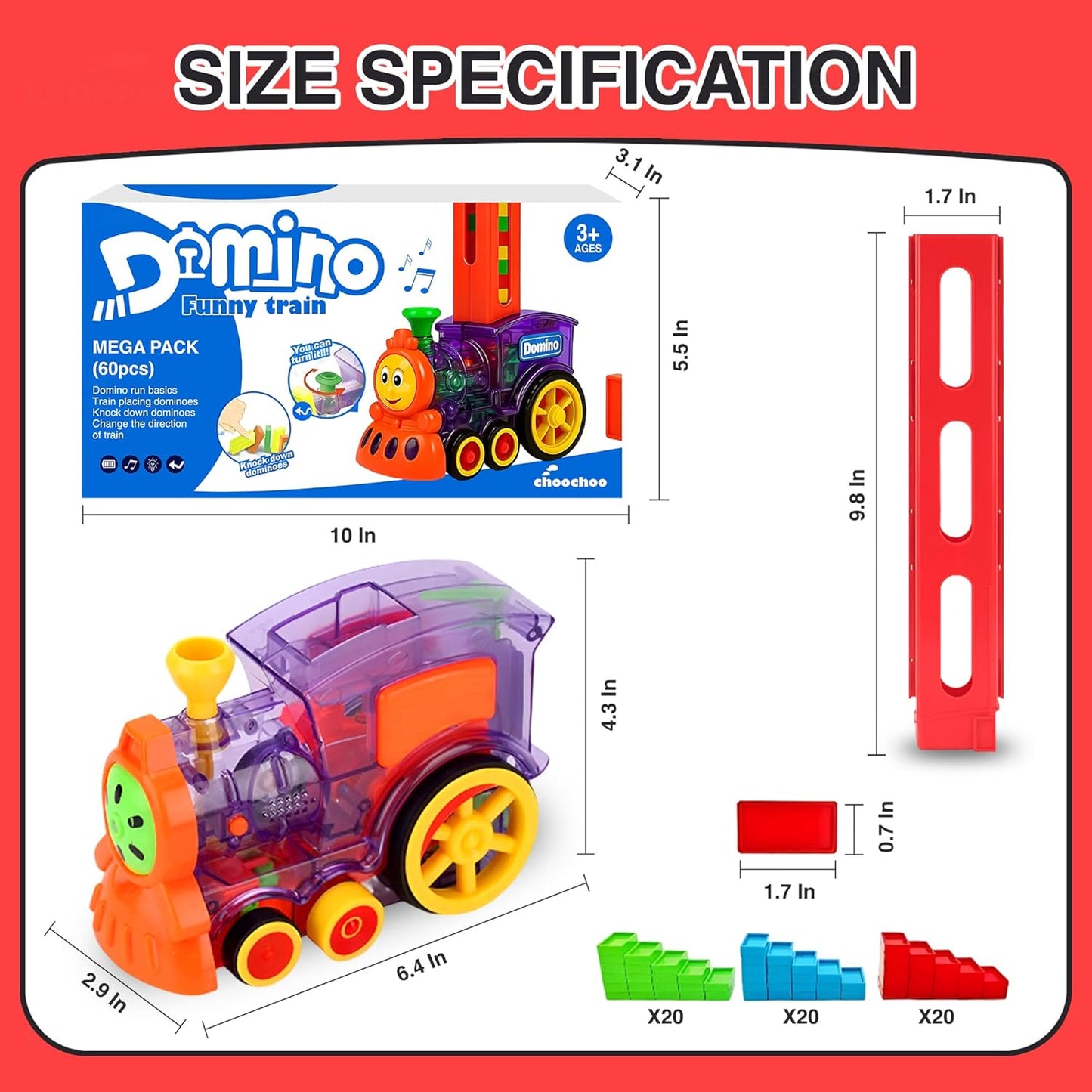 Domino Funny Train – Automatic Laying Domino Brick Game