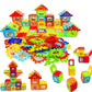 Colorful Castle & House Building Blocks Set