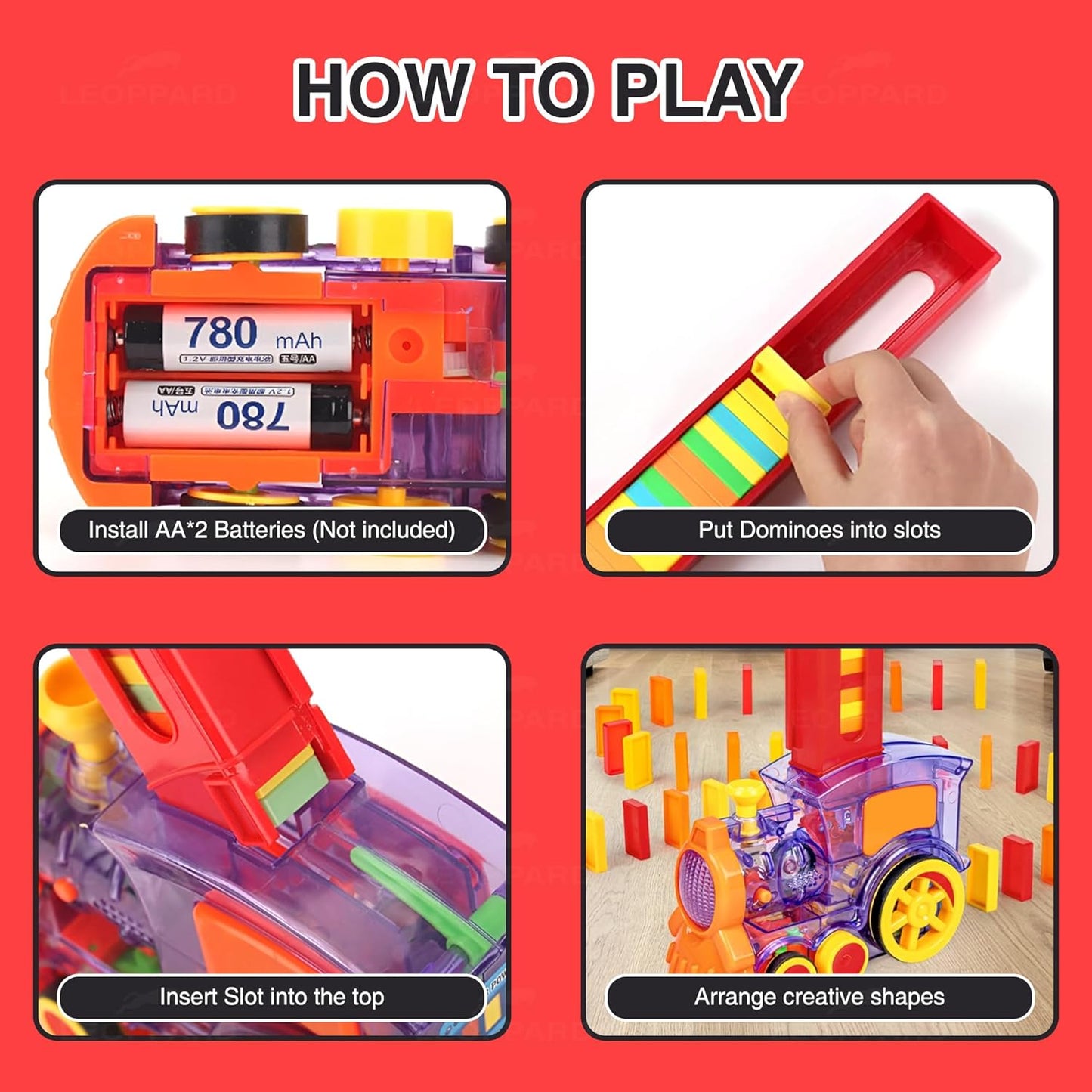 Domino Funny Train – Automatic Laying Domino Brick Game