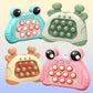 Frog Pop-It Fidget & Reaction Game Console - Light-Up Musical Toy