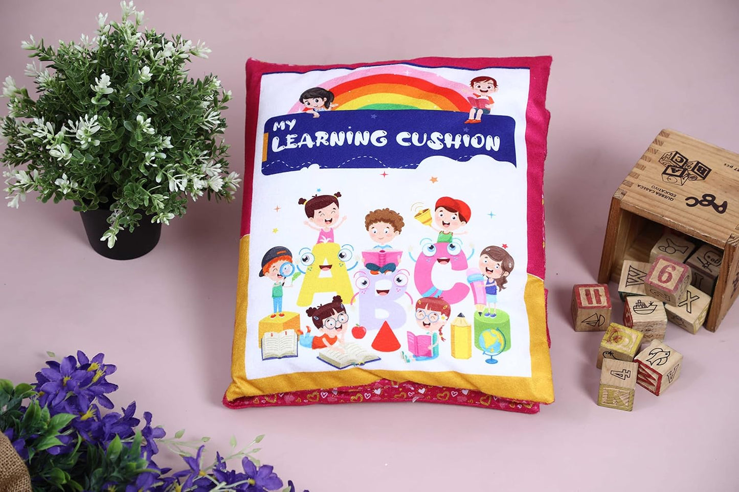 Learning Cushion - Plush Fabric Soft Book