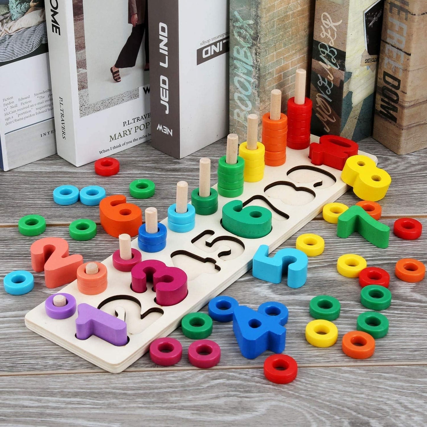 3-in-1 Learning Toy for Numbers, Shapes & Colors