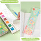 DIY Color & Tear Bookmark Kit - Watercolor Painting Pages