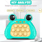 Frog Pop-It Fidget & Reaction Game Console - Light-Up Musical Toy
