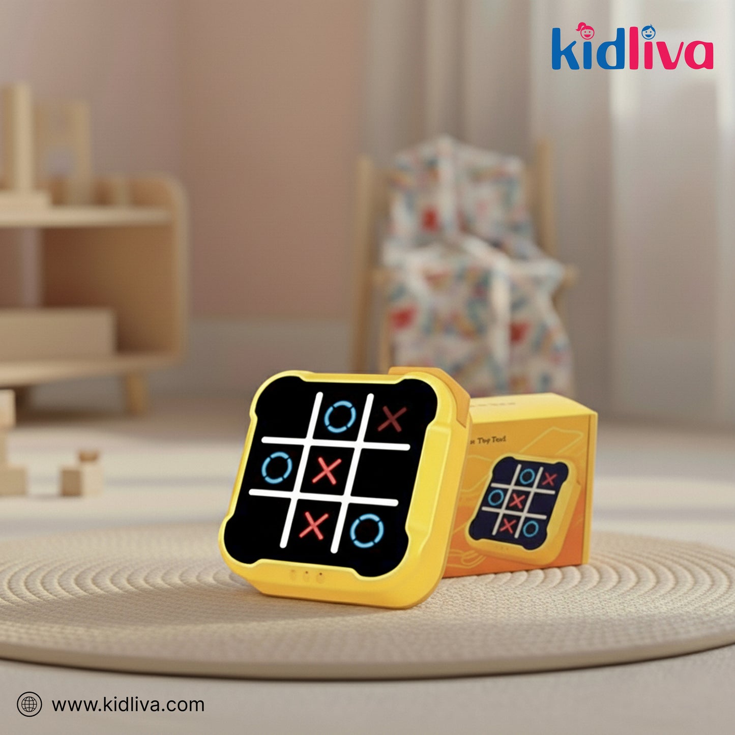 4-in-1 Handheld Electronic Puzzle Game Console for Kids