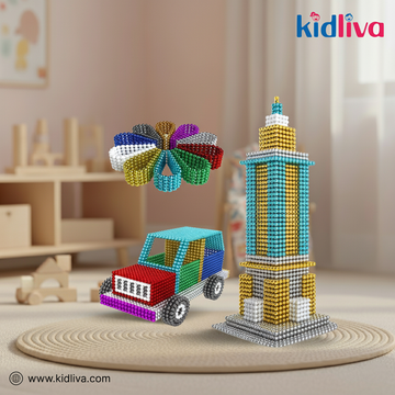 Rainbow Magnetic Balls Fidget Toy