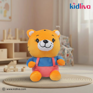 Adorable Orange Tiger Plush Toy – Soft Stuffed Animal