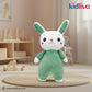 Adorable Green Corduroy Rabbit Plush Toy – Soft Stuffed Animal