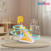 Musical Duck Race Stair Climbing & Slide Track Toy