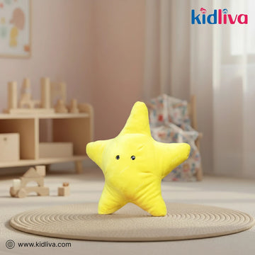 Cheerful Yellow Star Plush Toy