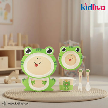 Adorable Frog Kids Meal Set