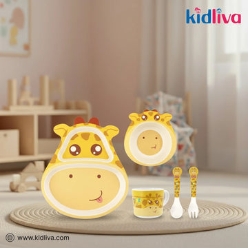 Adorable Giraffe Kids Meal Set
