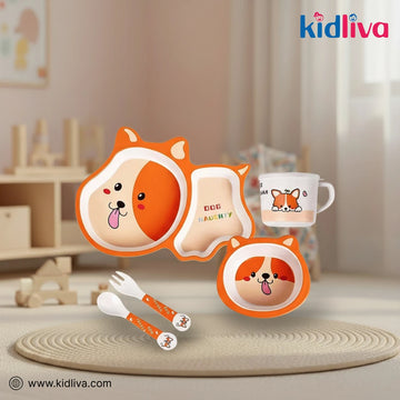 Adorable Dog Kids Meal Set