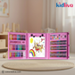 Deluxe Pink Art & Craft Supply Kit with Portable Easel