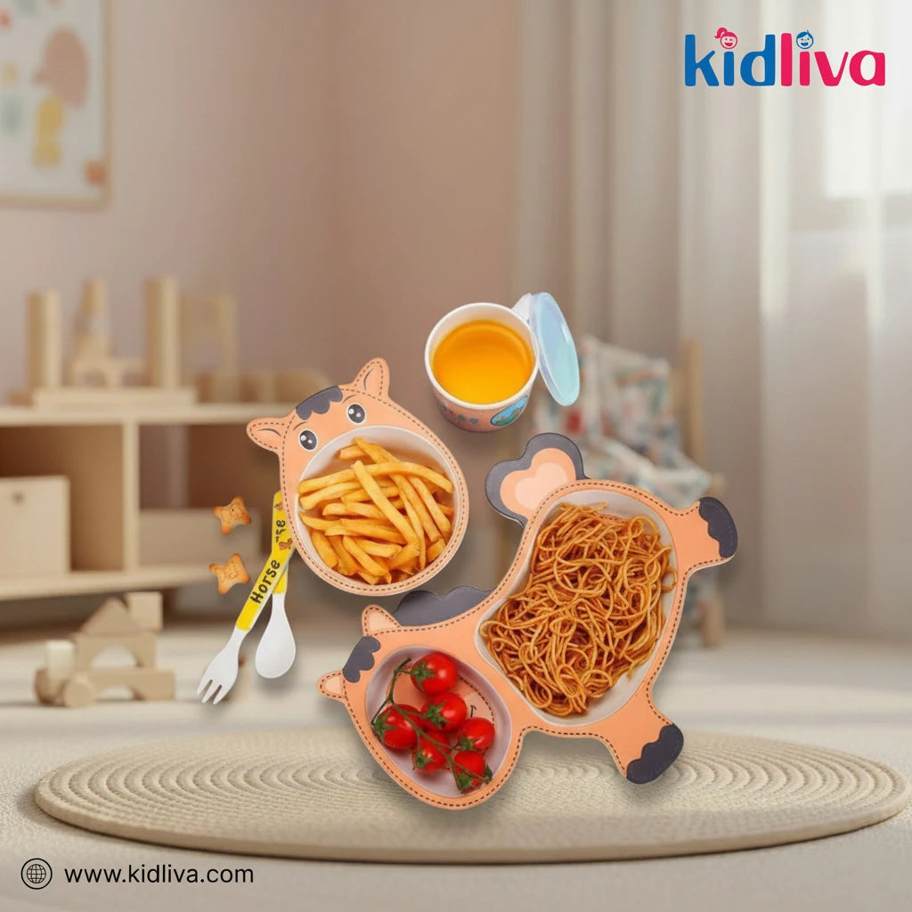 Adorable Horse Kids Meal Set