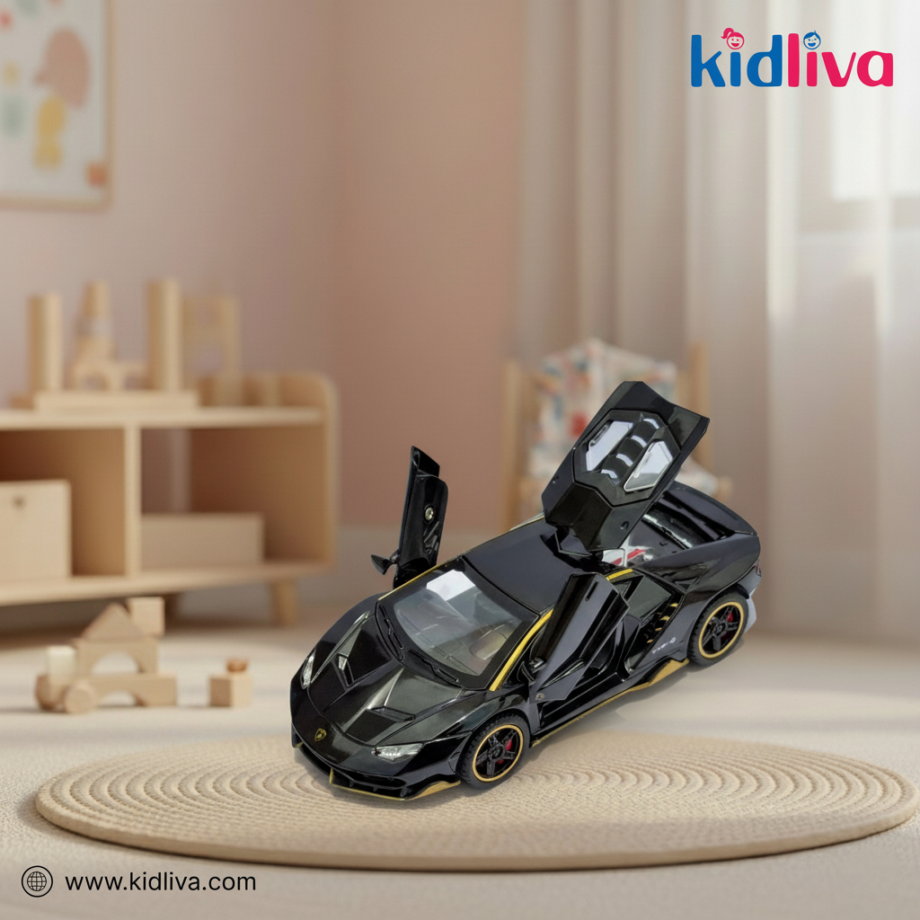 Pull Back Die-Cast Sports Lamborghini Car Toy