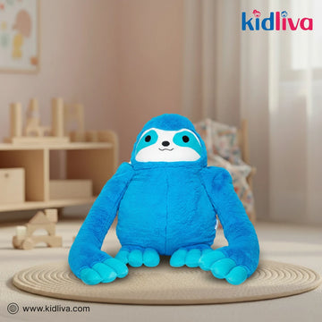 Giant Blue Sloth Plush Toy – Ultra-Soft Stuffed Animal